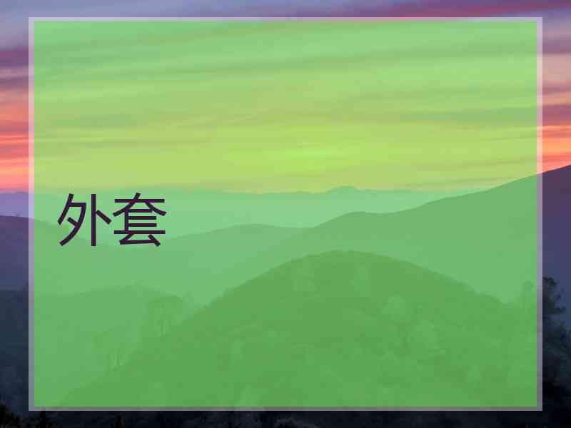 外套