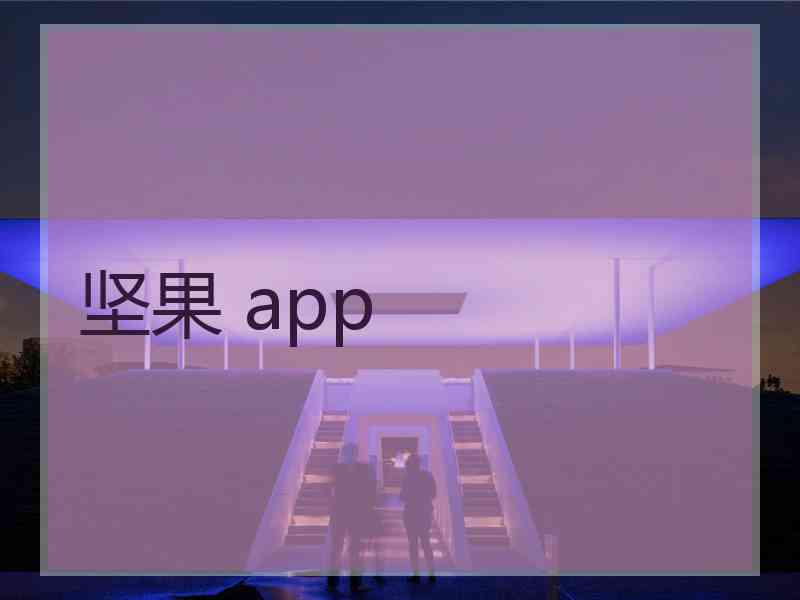 坚果 app