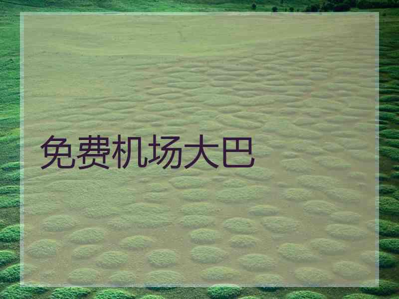 免费机场大巴
