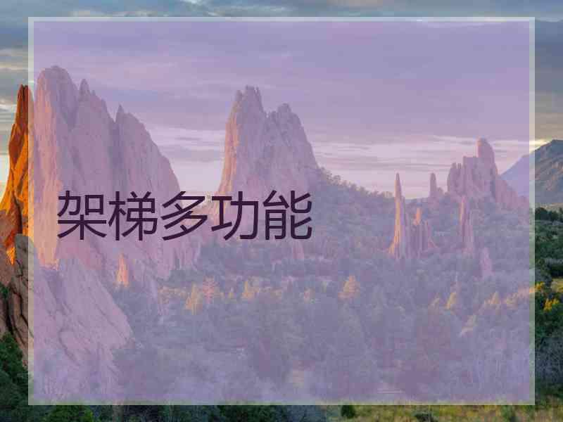 架梯多功能